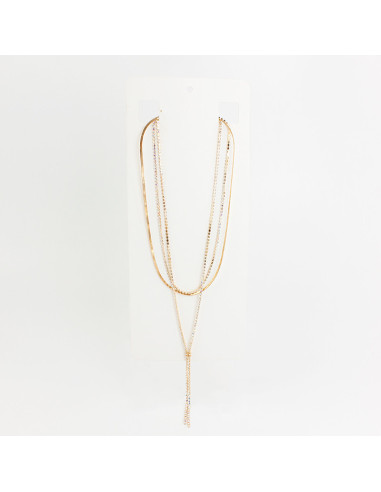 Collar Corbatero Glam Gold