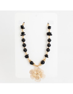 Collar Flexible Big Fancy Flower