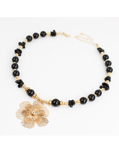 Collar Flexible Big Fancy Flower
