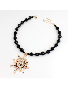 Collar Flexible Gold Sun