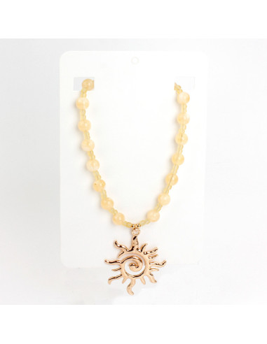 Collar Flexible Gold Sun