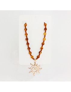 Collar Flexible Gold Sun