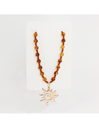 Collar Flexible Gold Sun