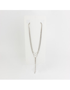 Collar Corbatero Silver Night Glam