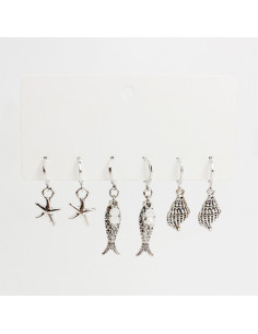 Set x3 Aros Seacolor Charms