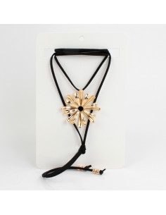 Collar de Gamuza Colored Peony