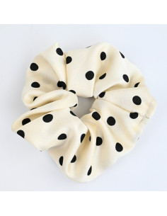 Scrunchie Dots Medium Sand