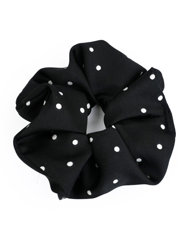 Scrunchie Dots Mini Black