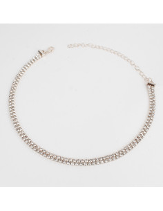 Choker Silver Glam