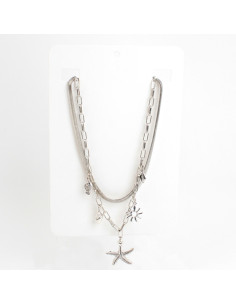 Collar Multicharms Double Charms