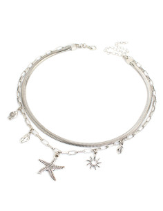 Collar Multicharms Double Charms