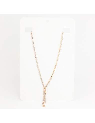 Collar de Strass Glam I Tie Gold