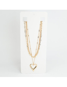 Collar de Cadena Gold Heart
