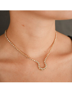 Collar de Strass Glam C Gold