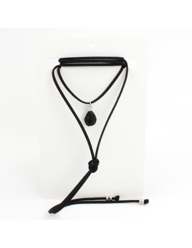 Collar Black Stone