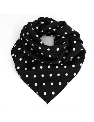 Pañuelo Dots Medium Black