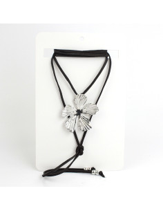 Collar de Gamuza Texture Flower