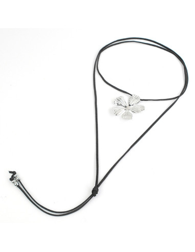 Collar de Gamuza Texture Flower