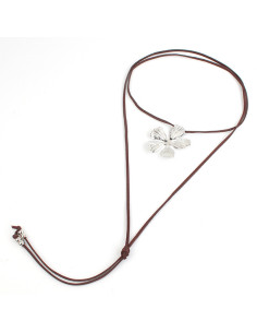 Collar de Gamuza Texture Flower