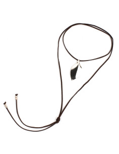 Collar de Gamuza Leaf Plate