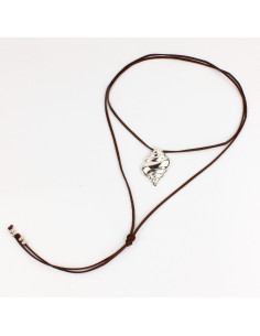 Collar de Gamuza Silver Snail