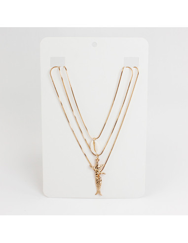 Collar de Cadenas Buzios Gold