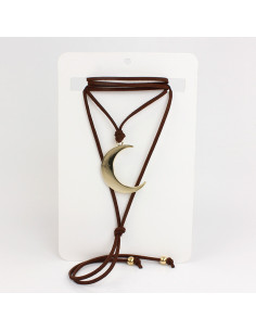 Collar de Gamuza Golden Moon