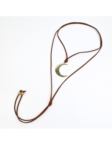 Collar de Gamuza Golden Moon