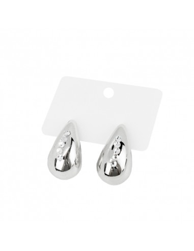 Aros Big Drops Strass | Venta mayorista – Infinita