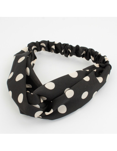 Turbante Dots Big Black