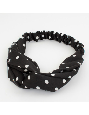 Turbante Dots Medium Black