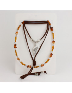 Collar Combinado Silver Shell