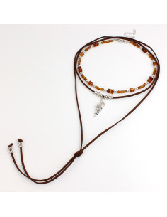 Collar Combinado Silver Shell