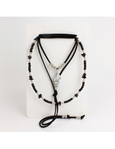 Collar Combinado Silver Shell