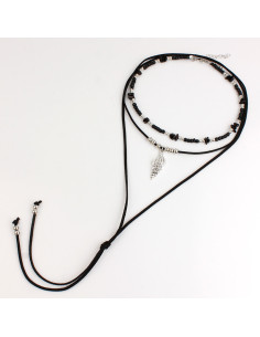 Collar Combinado Silver Shell