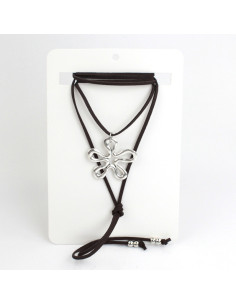 Collar de Gamuza Wavy Flower