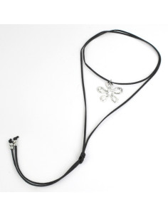 Collar de Gamuza Wavy Flower