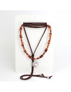 Set Collar Scale Suede