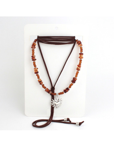 Set Collar Scale Suede