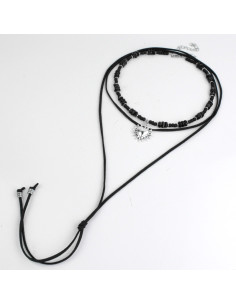 Set Collar Scale Suede