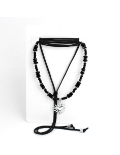 Set Collar Scale Suede