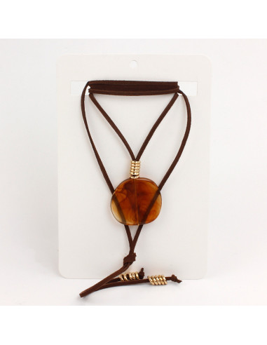 Collar de Gamuza Acrylic Plate