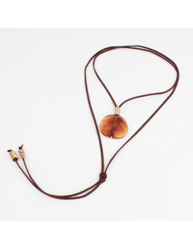 Collar de Gamuza Acrylic Plate