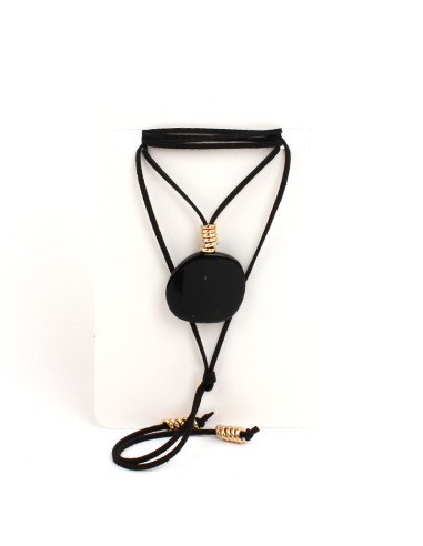 Collar de Gamuza Acrylic Plate