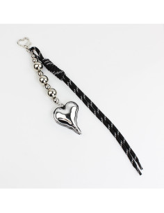 Llavero Bagcharms Lover Silver