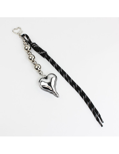 Llavero Bagcharms Lover Silver