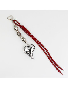 Llavero Bagcharms Lover Silver