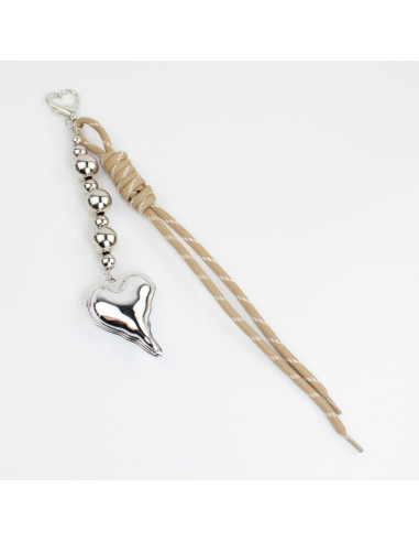 Llavero Bagcharms Lover Silver