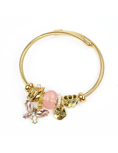 Pulsera Charms Butterfly Queen