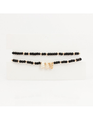 Set Tobilleras Three Shells